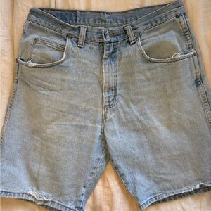 Wrangler Light Blue Denim Jean Shorts
